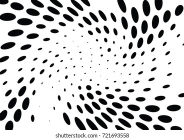 Abstract halftone wave dotted background. Futuristic grunge pattern, dot, circles.  Vector modern optical pop art texture for posters, sites, business cards, cover, labels mock-up, stickers layout
