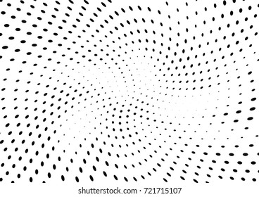 Abstract halftone wave dotted background. Futuristic grunge pattern, dot, circles.  Vector modern optical pop art texture for posters, sites, business cards, cover, labels mock-up, stickers layout