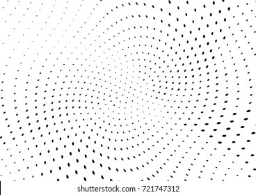 Abstract halftone wave dotted background. Futuristic grunge pattern, dot, circles.  Vector modern optical pop art texture for posters, sites, business cards, cover, labels mock-up, stickers layout