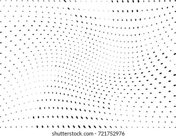 Abstract halftone wave dotted background. Futuristic grunge pattern, dot, circles.  Vector modern optical pop art texture for posters, sites, business cards, cover, labels mock-up, stickers layout