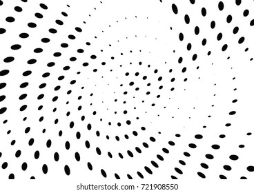 Abstract halftone wave dotted background. Futuristic grunge pattern, dot, circles.  Vector modern optical pop art texture for posters, sites, business cards, cover, labels mock-up, stickers layout
