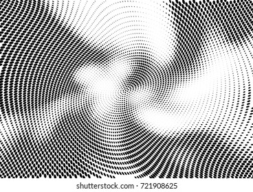 Abstract halftone wave dotted background. Futuristic grunge pattern, dot, circles.  Vector modern optical pop art texture for posters, sites, business cards, cover, labels mock-up, stickers layout