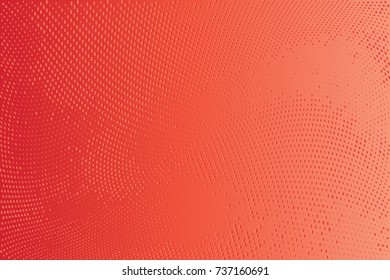 Abstract halftone wave dotted background. Futuristic twisted grunge pattern, dot, circles.  Vector modern optical pop art texture for posters, business cards, cover, labels mock-up, stickers layout