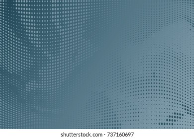 Abstract halftone wave dotted background. Futuristic twisted grunge pattern, dot, circles.  Vector modern optical pop art texture for posters, business cards, cover, labels mock-up, stickers layout