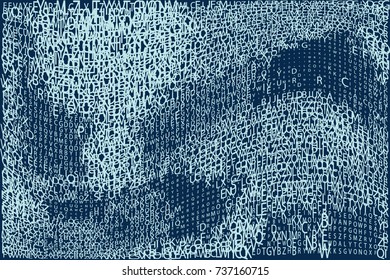 Abstract halftone wave dotted background. Futuristic twisted grunge pattern, dot, circles.  Vector modern optical pop art texture for posters, business cards, cover, labels mock-up, stickers layout