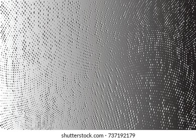 Abstract halftone wave dotted background. Futuristic twisted grunge pattern, dot, circles.  Vector modern optical pop art texture for posters, business cards, cover, labels mock-up, stickers layout