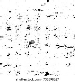 Abstract halftone wave dotted background. Futuristic twisted grunge pattern, dot, circles. Vector futuristic texture for posters, sites, business cards, postcards, interior design, labels.