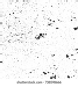 Abstract halftone wave dotted background. Futuristic twisted grunge pattern, dot, circles. Vector futuristic texture for posters, sites, business cards, postcards, interior design, labels.