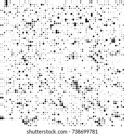 Abstract halftone wave dotted background. Futuristic twisted grunge pattern, dot, circles. Vector futuristic texture for posters, sites, business cards, postcards, interior design, labels.