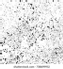 Abstract halftone wave dotted background. Futuristic twisted grunge pattern, dot, circles. Vector futuristic texture for posters, sites, business cards, postcards, interior design, labels.