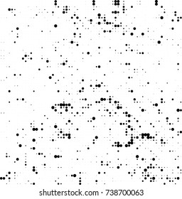 Abstract halftone wave dotted background. Futuristic twisted grunge pattern, dot, circles. Vector futuristic texture for posters, sites, business cards, postcards, interior design, labels.