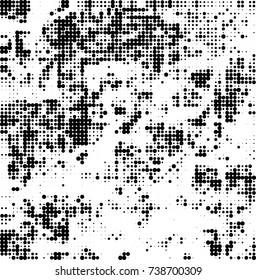 Abstract halftone wave dotted background. Futuristic twisted grunge pattern, dot, circles. Vector futuristic texture for posters, sites, business cards, postcards, interior design, labels.