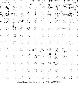 Abstract halftone wave dotted background. Futuristic twisted grunge pattern, dot, circles. Vector futuristic texture for posters, sites, business cards, postcards, interior design, labels.