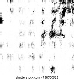 Abstract halftone wave dotted background. Futuristic twisted grunge pattern, dot, circles. Vector futuristic texture for posters, sites, business cards, postcards, interior design, labels.