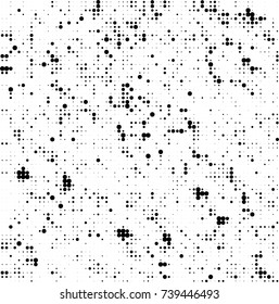 Abstract halftone wave dotted background. Futuristic twisted grunge pattern, dot, circles. Vector futuristic texture for posters, sites, business cards, postcards, interior design, labels.