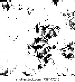 Abstract halftone wave dotted background. Futuristic twisted grunge pattern, dot, circles. Vector futuristic texture for posters, sites, business cards, postcards, interior design, labels.