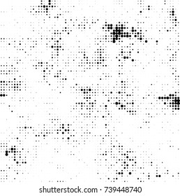 Abstract halftone wave dotted background. Futuristic twisted grunge pattern, dot, circles. Vector futuristic texture for posters, sites, business cards, postcards, interior design, labels.