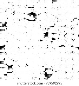 Abstract halftone wave dotted background. Futuristic twisted grunge pattern, dot, circles. Vector futuristic texture for posters, sites, business cards, postcards, interior design, labels.