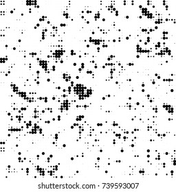 Abstract halftone wave dotted background. Futuristic twisted grunge pattern, dot, circles. Vector futuristic texture for posters, sites, business cards, postcards, interior design, labels.