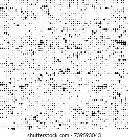 Abstract halftone wave dotted background. Futuristic twisted grunge pattern, dot, circles. Vector futuristic texture for posters, sites, business cards, postcards, interior design, labels.