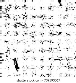 Abstract halftone wave dotted background. Futuristic twisted grunge pattern, dot, circles. Vector futuristic texture for posters, sites, business cards, postcards, interior design, labels.