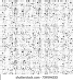Abstract halftone wave dotted background. Futuristic twisted grunge pattern, dot, circles. Vector futuristic texture for posters, sites, business cards, postcards, interior design, labels.