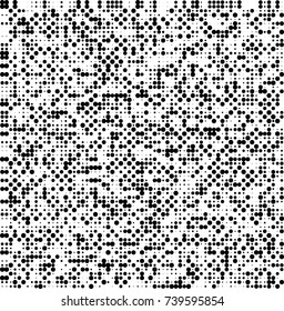 Abstract halftone wave dotted background. Futuristic twisted grunge pattern, dot, circles. Vector futuristic texture for posters, sites, business cards, postcards, interior design, labels.