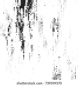 Abstract halftone wave dotted background. Futuristic twisted grunge pattern, dot, circles. Vector futuristic texture for posters, sites, business cards, postcards, interior design, labels.