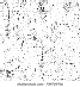 Abstract halftone wave dotted background. Futuristic twisted grunge pattern, dot, circles. Vector futuristic texture for posters, sites, business cards, postcards, interior design, labels.