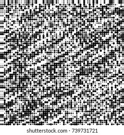 Abstract halftone wave dotted background. Futuristic twisted grunge pattern, dot, circles. Vector futuristic texture for posters, sites, business cards, postcards, interior design, labels.