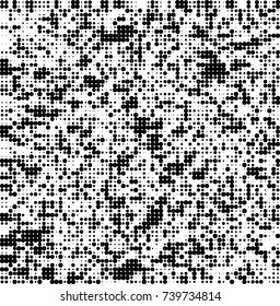 Abstract halftone wave dotted background. Futuristic twisted grunge pattern, dot, circles. Vector futuristic texture for posters, sites, business cards, postcards, interior design, labels.