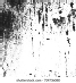 Abstract halftone wave dotted background. Futuristic twisted grunge pattern, dot, circles. Vector futuristic texture for posters, sites, business cards, postcards, interior design, labels.