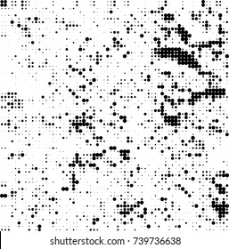 Abstract halftone wave dotted background. Futuristic twisted grunge pattern, dot, circles. Vector futuristic texture for posters, sites, business cards, postcards, interior design, labels.