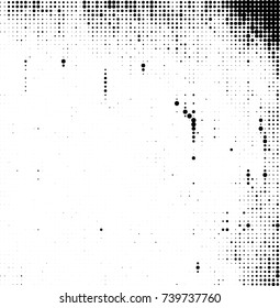 Abstract halftone wave dotted background. Futuristic twisted grunge pattern, dot, circles. Vector futuristic texture for posters, sites, business cards, postcards, interior design, labels.