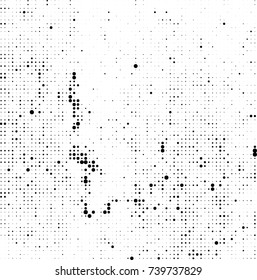 Abstract halftone wave dotted background. Futuristic twisted grunge pattern, dot, circles. Vector futuristic texture for posters, sites, business cards, postcards, interior design, labels.