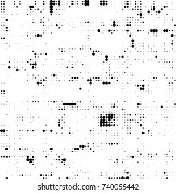 Abstract halftone wave dotted background. Futuristic twisted grunge pattern, dot, circles. Vector futuristic texture for posters, sites, business cards, postcards, interior design, labels.