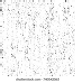 Abstract halftone wave dotted background. Futuristic twisted grunge pattern, dot, circles. Vector futuristic texture for posters, sites, business cards, postcards, interior design, labels.