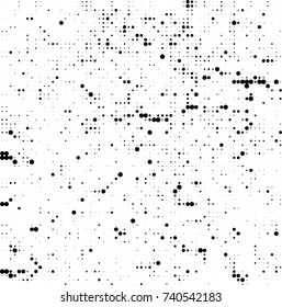 Abstract halftone wave dotted background. Futuristic twisted grunge pattern, dot, circles. Vector futuristic texture for posters, sites, business cards, postcards, interior design, labels.