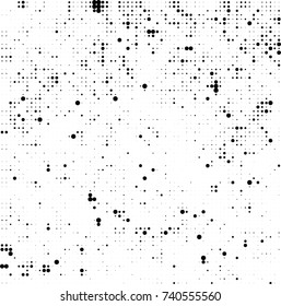 Abstract halftone wave dotted background. Futuristic twisted grunge pattern, dot, circles. Vector futuristic texture for posters, sites, business cards, postcards, interior design, labels.
