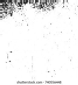 Abstract halftone wave dotted background. Futuristic twisted grunge pattern, dot, circles. Vector futuristic texture for posters, sites, business cards, postcards, interior design, labels.