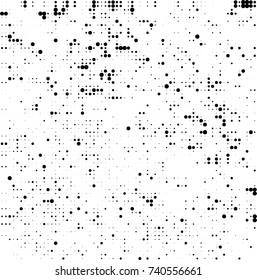 Abstract halftone wave dotted background. Futuristic twisted grunge pattern, dot, circles. Vector futuristic texture for posters, sites, business cards, postcards, interior design, labels.