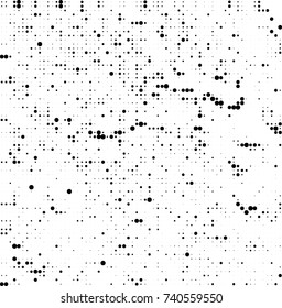 Abstract halftone wave dotted background. Futuristic twisted grunge pattern, dot, circles. Vector futuristic texture for posters, sites, business cards, postcards, interior design, labels.