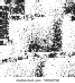 Abstract halftone wave dotted background. Futuristic twisted grunge pattern, dot, circles. Vector futuristic texture for posters, sites, business cards, postcards, interior design, labels.