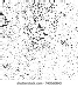 Abstract halftone wave dotted background. Futuristic twisted grunge pattern, dot, circles. Vector futuristic texture for posters, sites, business cards, postcards, interior design, labels.