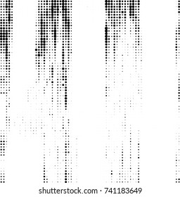 Abstract halftone wave dotted background. Futuristic twisted grunge pattern, dot, circles. Vector futuristic texture for posters, sites, business cards, postcards, interior design, labels.