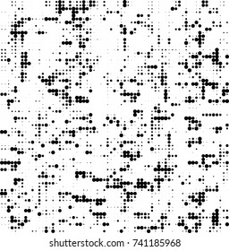 Abstract halftone wave dotted background. Futuristic twisted grunge pattern, dot, circles. Vector futuristic texture for posters, sites, business cards, postcards, interior design, labels.