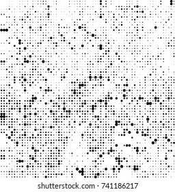 Abstract halftone wave dotted background. Futuristic twisted grunge pattern, dot, circles. Vector futuristic texture for posters, sites, business cards, postcards, interior design, labels.