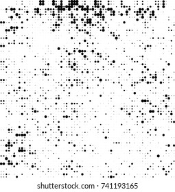 Abstract halftone wave dotted background. Futuristic twisted grunge pattern, dot, circles. Vector futuristic texture for posters, sites, business cards, postcards, interior design, labels.