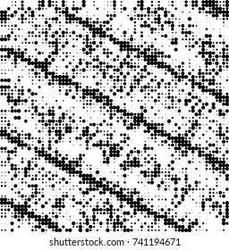 Abstract halftone wave dotted background. Futuristic twisted grunge pattern, dot, circles. Vector futuristic texture for posters, sites, business cards, postcards, interior design, labels.