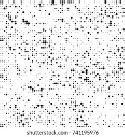 Abstract halftone wave dotted background. Futuristic twisted grunge pattern, dot, circles. Vector futuristic texture for posters, sites, business cards, postcards, interior design, labels.